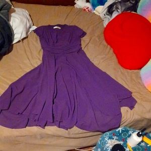 Purple dress